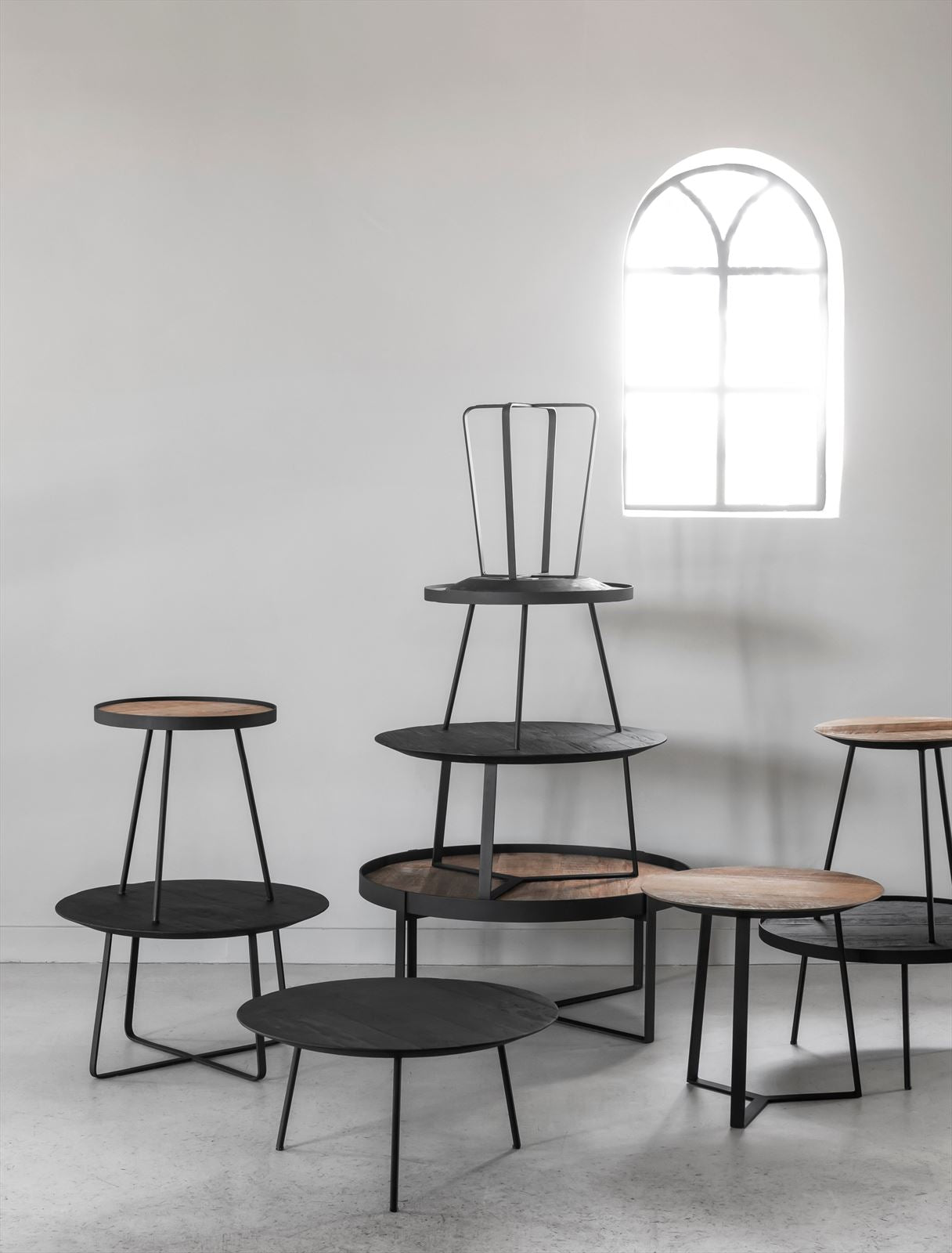 Coffee table Saturnus BLACK