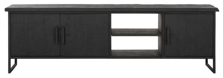 TV stand Beam No.2, 2 open racks BLACK