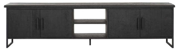 TV stand Beam No.2, 2 open racks BLACK