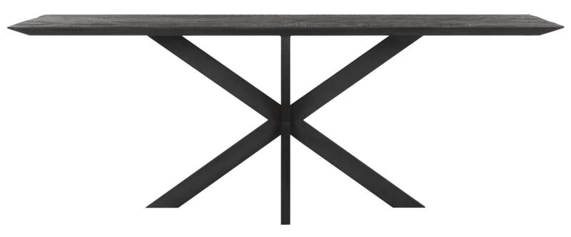 Dining table Curves rectangular BLACK