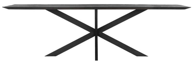 Dining table Curves rectangular BLACK