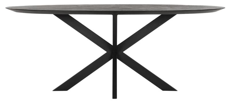 Dining table Shape oval BLACK