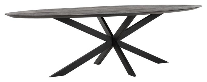 Dining table Shape oval BLACK