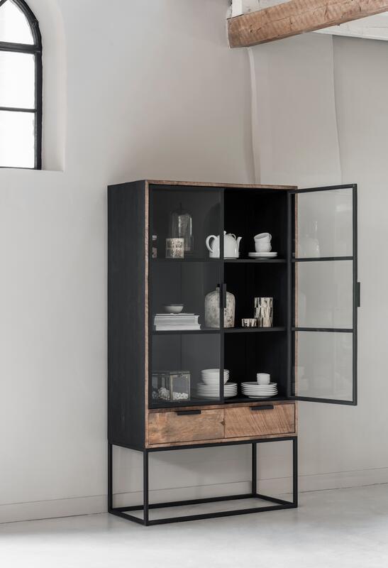 Showcase Cosmo No.1, 2 doors, 2 drawers