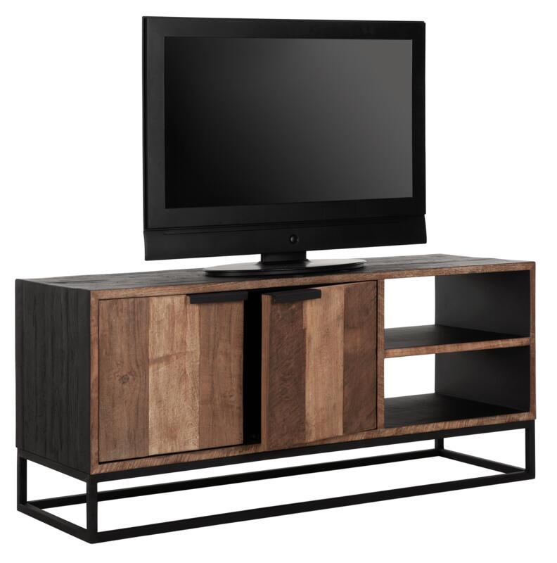 TV stand Cosmo No.2 small, 2 doors, 2 open racks