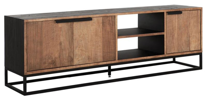 TV stand Cosmo No.2 medium, 3 doors, 2 open racks