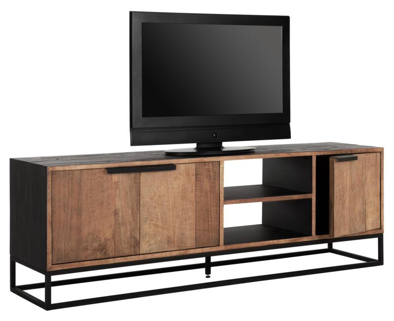 TV stand Cosmo No.2 medium, 3 doors, 2 open racks