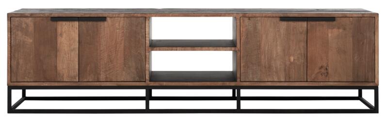 TV stand Cosmo No.2 large, 4 doors, 2 open racks