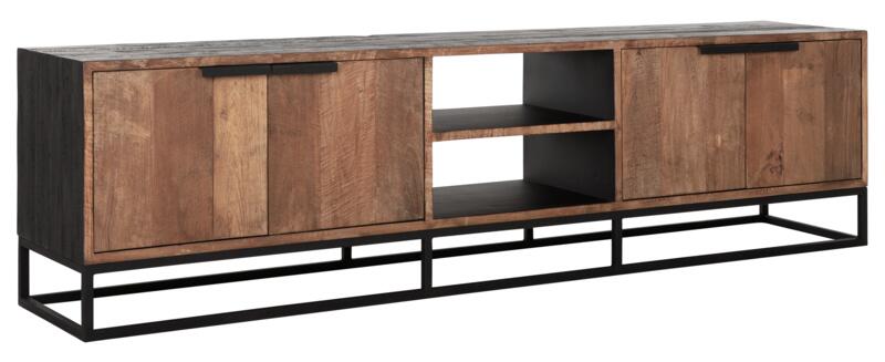 TV stand Cosmo No.2 large, 4 doors, 2 open racks