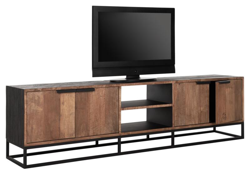 TV stand Cosmo No.2 large, 4 doors, 2 open racks