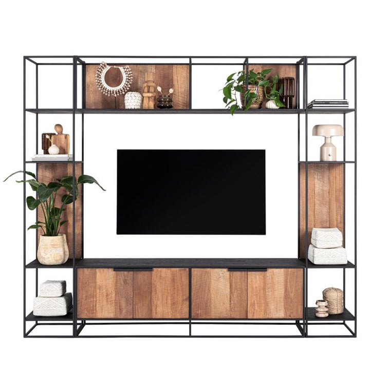 Tv wall element bookrack Cosmo ,open rack.