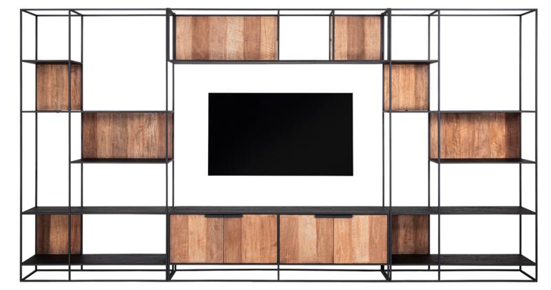 Tv wall element bookrack Cosmo ,open rack.