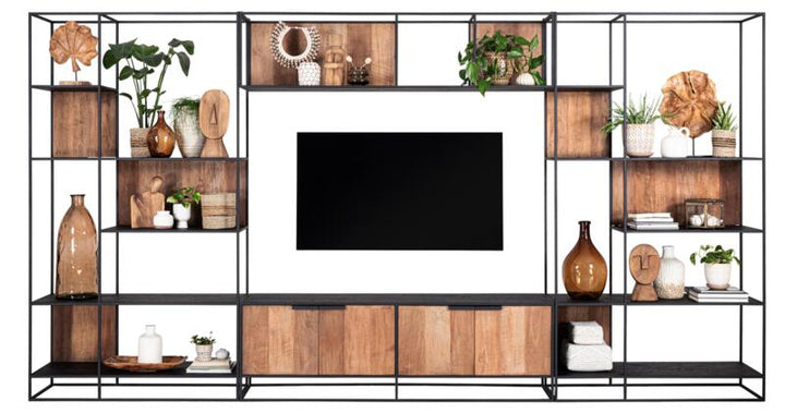 Tv wall element bookrack Cosmo ,open rack.