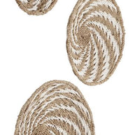 Wall panel Whirl WHITE, set of 3