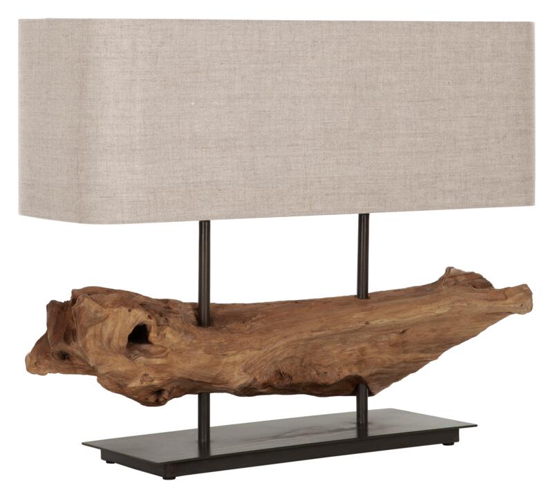 Table lamp Log Erosion