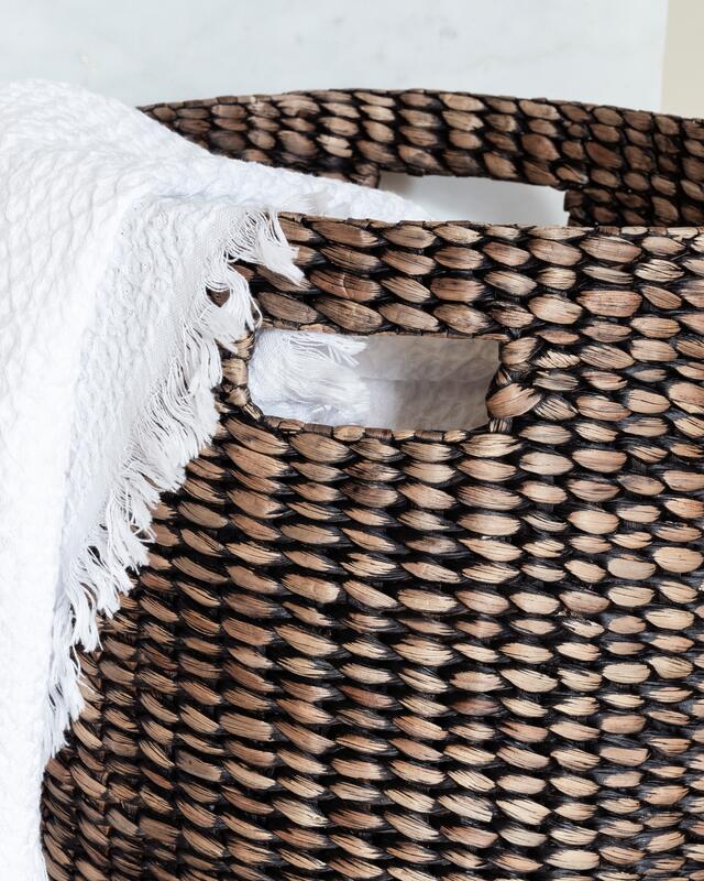 Laundry basket Bora Bora BLACK WASH