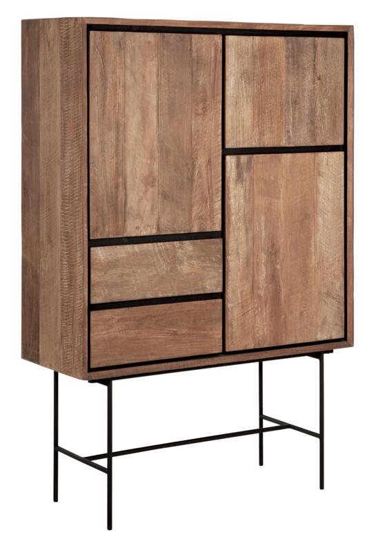 Cupboard Metropole low, 3 doors, 2 drawers