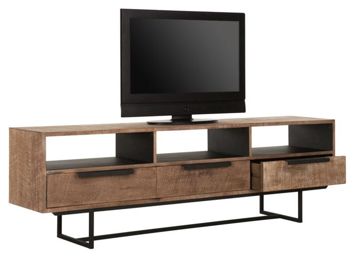 TV stand Odeon No.1, 3 drawers, 3 open racks