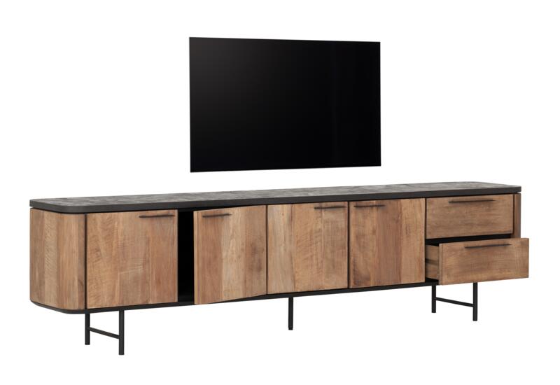 TV stand Soho large, 4 doors, 2 drawers