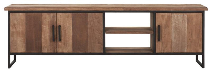 TV stand Beam No.2 medium, 3 doors, 2 open racks