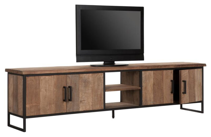 TV stand Beam No.2 large, 4 doors, 2 open racks