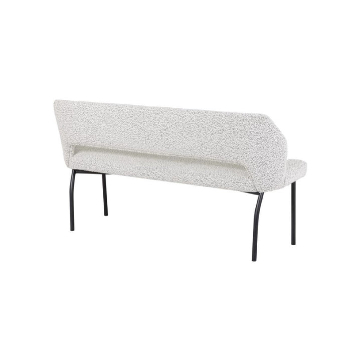 Bench Bloom Bouclé Light Gray