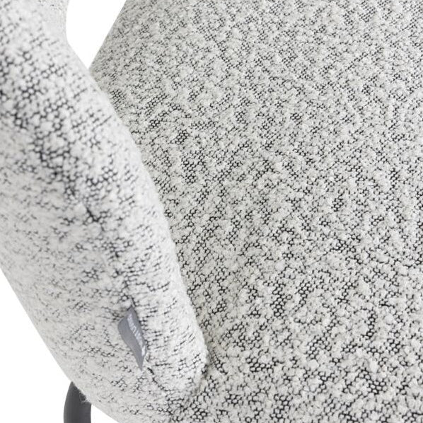 Bench Bloom Bouclé Light Gray