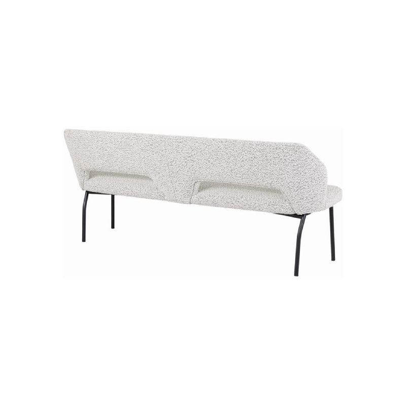 Bench Bloom Bouclé Light Gray