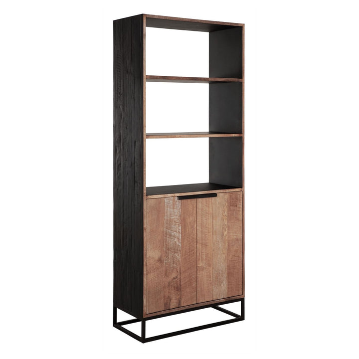 Bookcase Cosmo – 2 Doors, 3 Open Racks