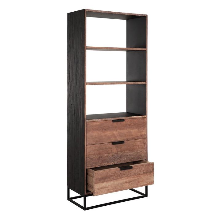 Bookcase Cosmo – 3 Drawers, 3 Open Racks