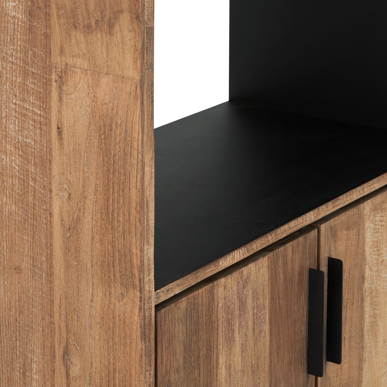 Bookcase Evo – 2 Doors, 5 Open Racks