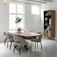 Bookcase Evo – 2 Doors, 5 Open Racks