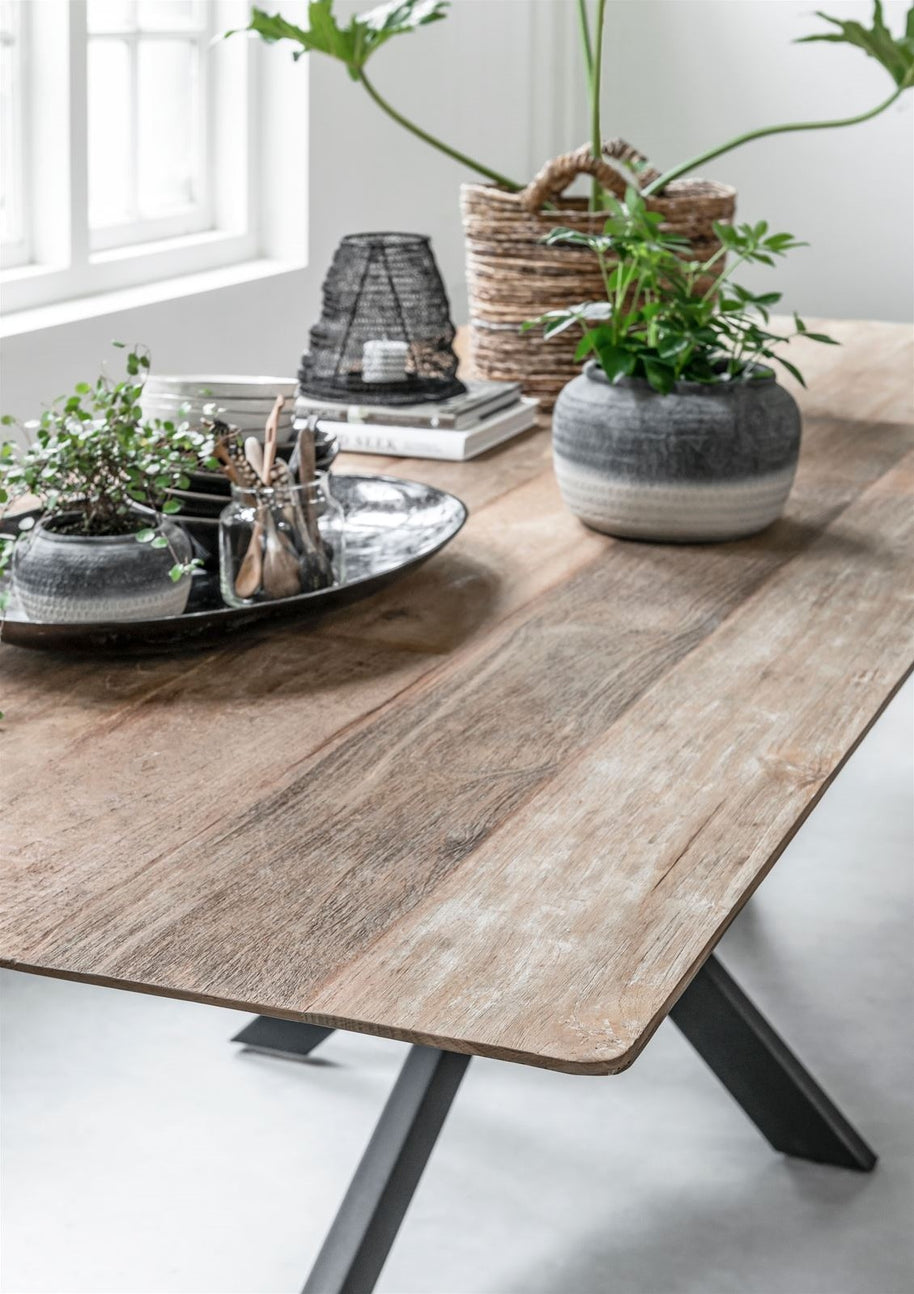 Dining Table Curves Rectangular