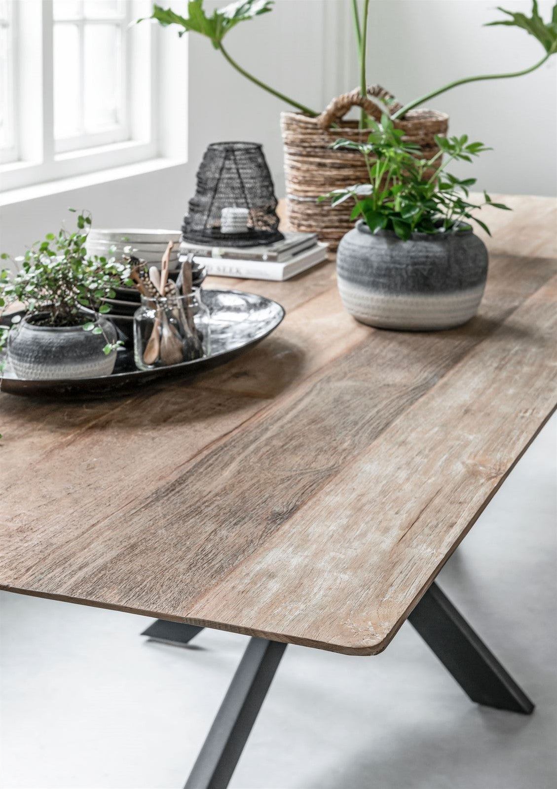 Dining Table Curves Rectangular