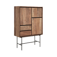 Cupboard Metropole Low | 3 Doors and 2 Drawers