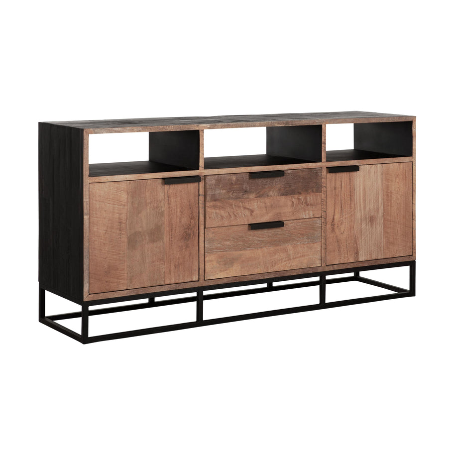 TV Stand Cosmo No.3 High | 2 Doors, 2 Drawers, 3 Open Racks