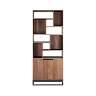 Bookrack Cosmo | 2 Doors, 10 Open Racks