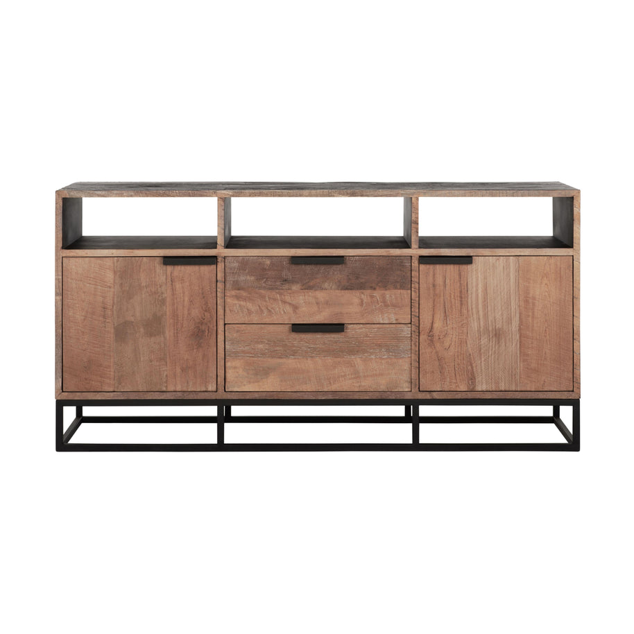 TV Stand Cosmo No.3 High | 2 Doors, 2 Drawers, 3 Open Racks