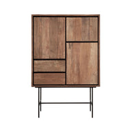 Cupboard Metropole Low | 3 Doors and 2 Drawers