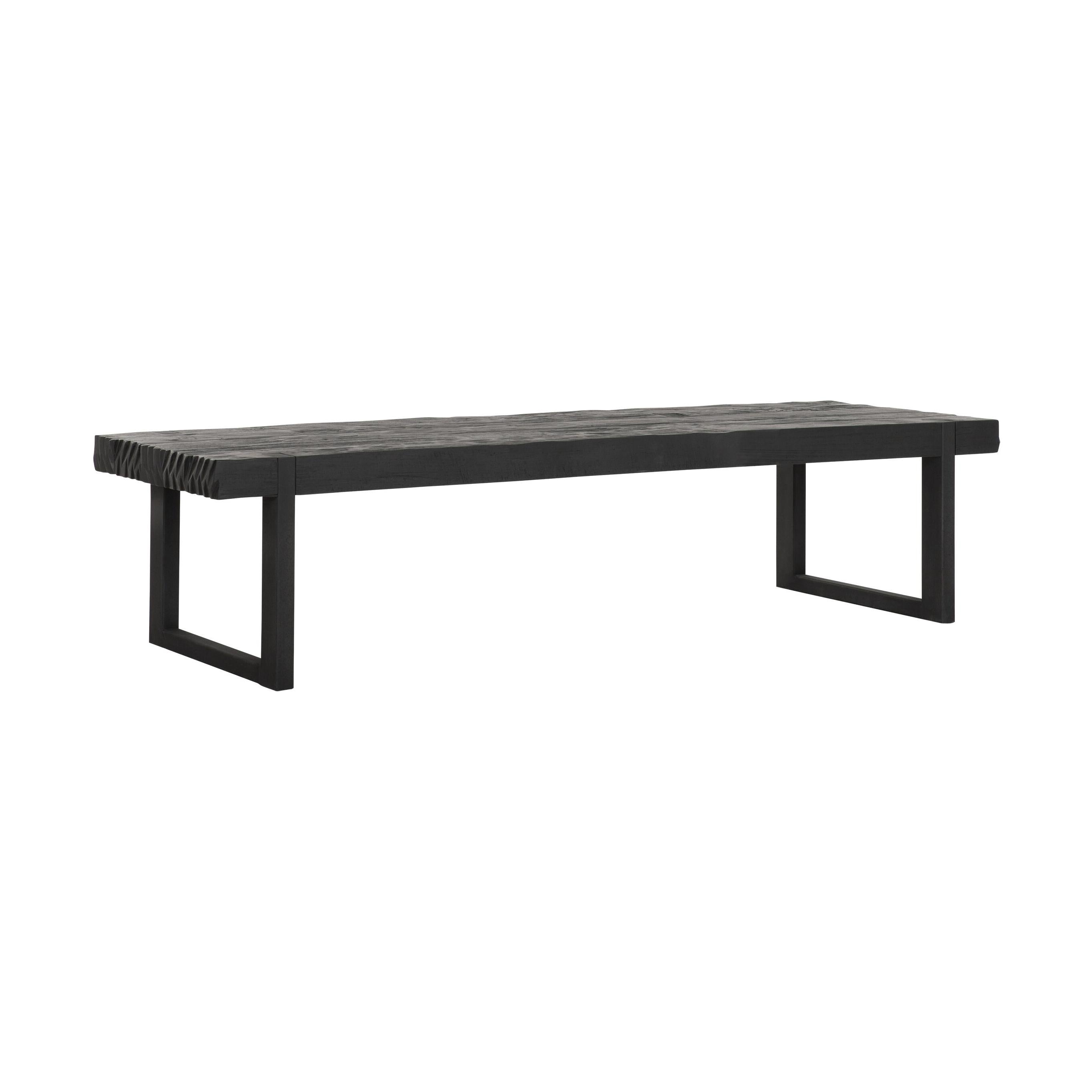 Coffee Table Beam Rectangular BLACK