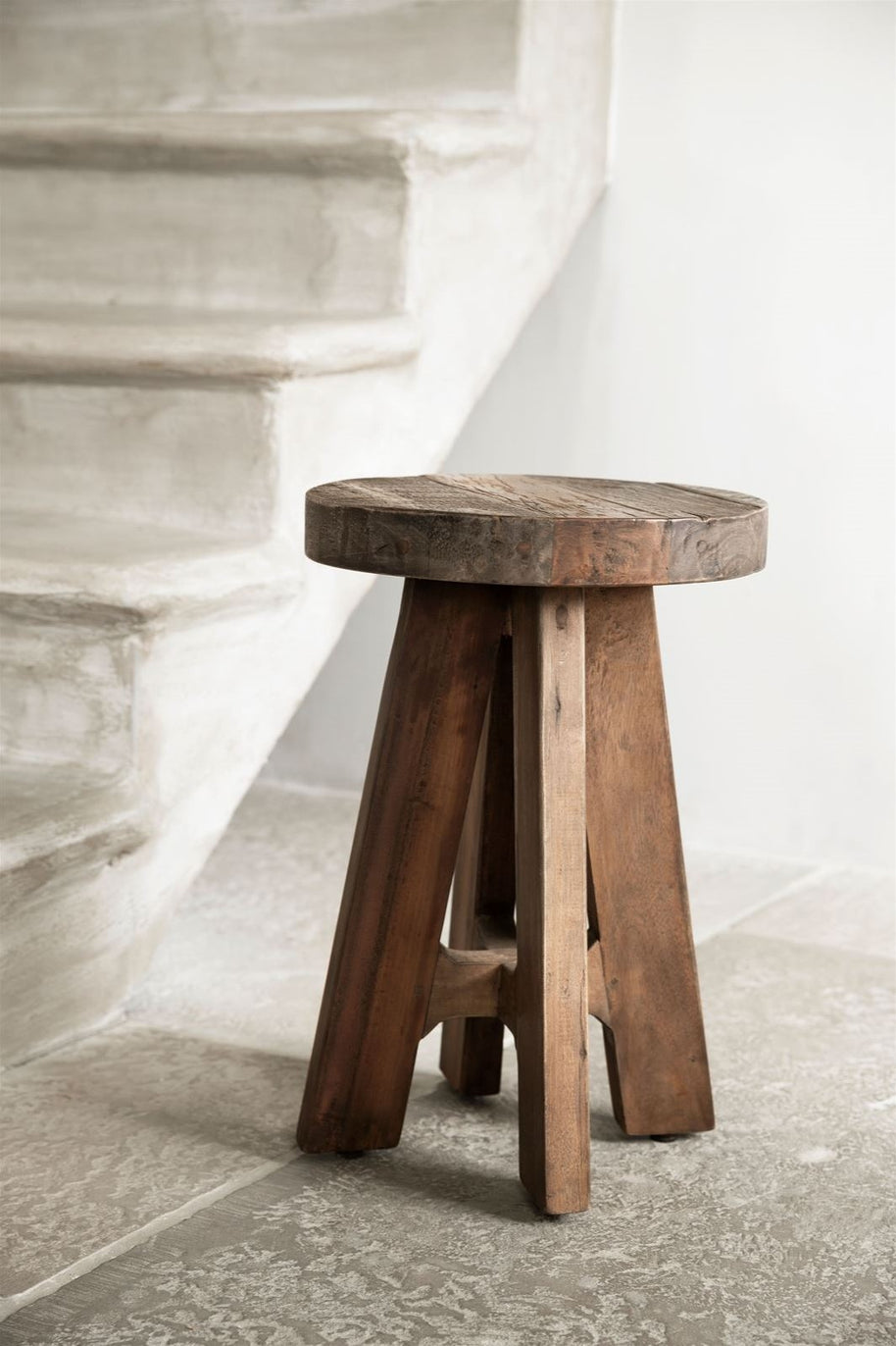 Stool Timber Round