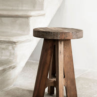 Stool Timber Round