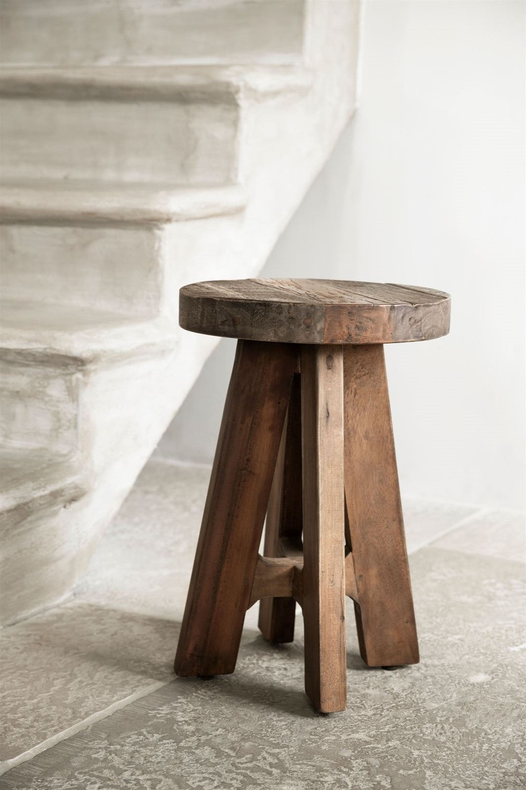 Stool Timber Round