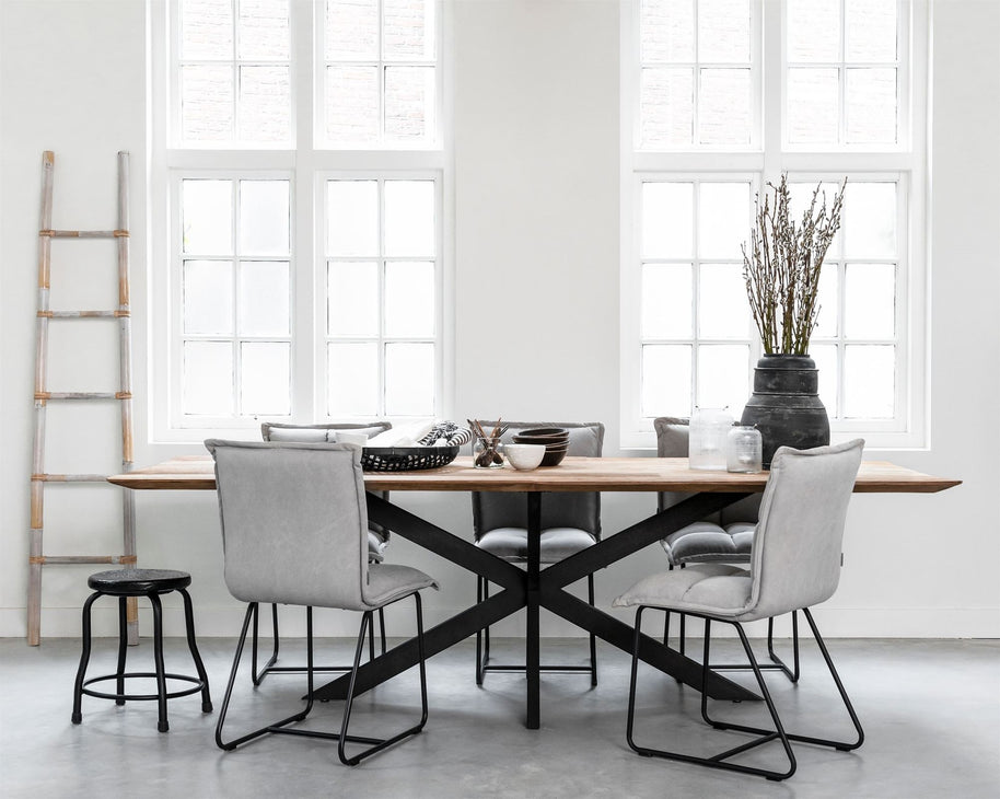 Dining Table Curves Rectangular