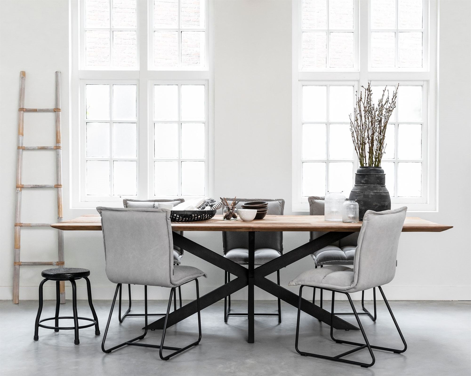 Dining Table Curves Rectangular