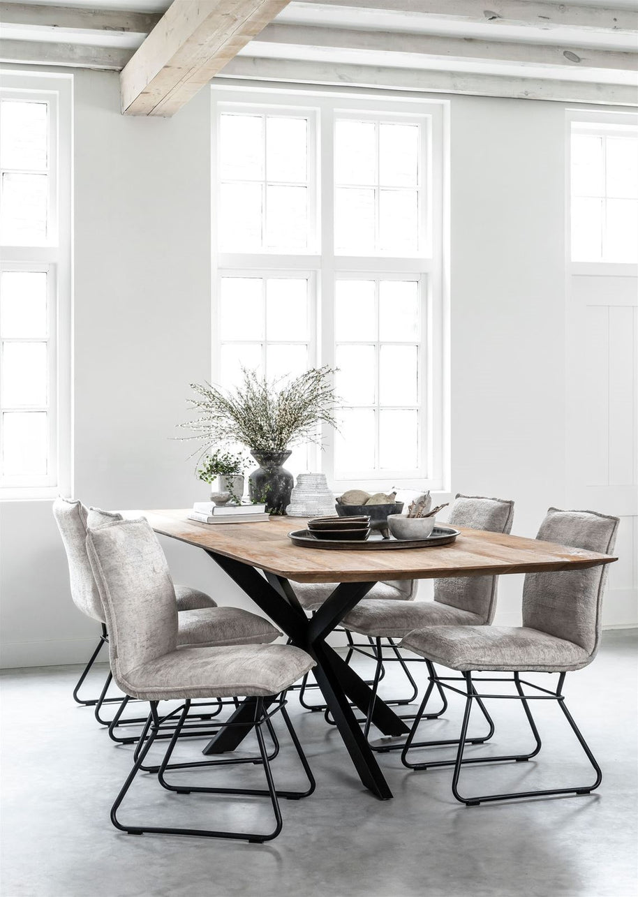 Dining Table Curves Rectangular