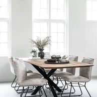 Dining Table Curves Rectangular