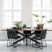 Dining Table Curves Rectangular