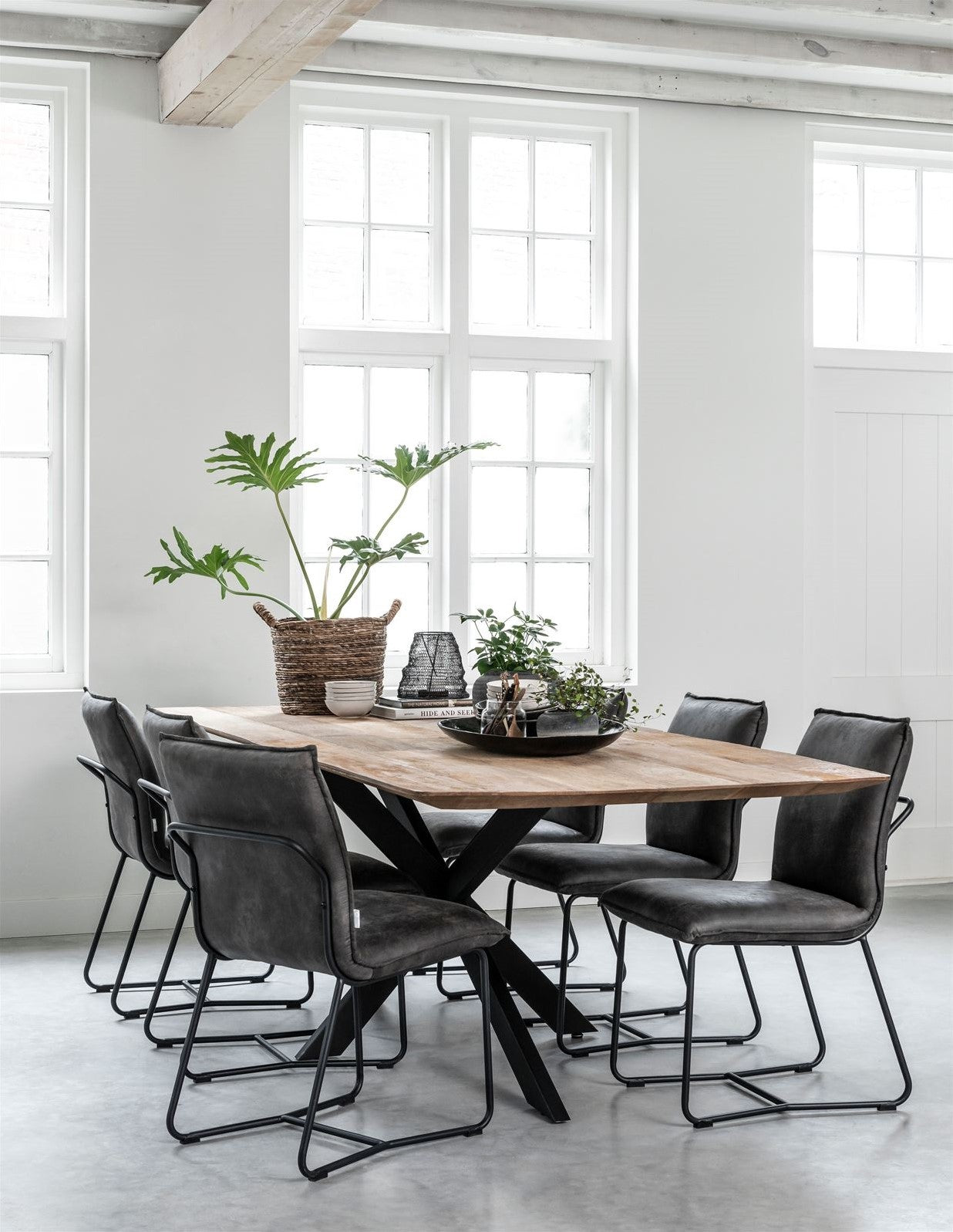 Dining Table Curves Rectangular