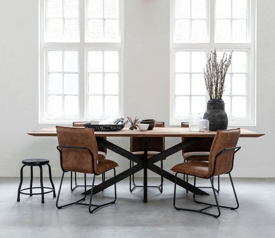 Dining Table Curves Rectangular